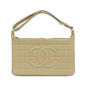 CHANEL Cream Shoulder Bag